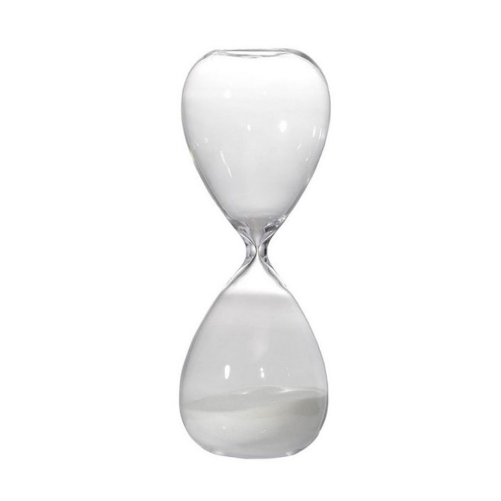 Clear Minimalist Decor Hourglass | Rembrandt