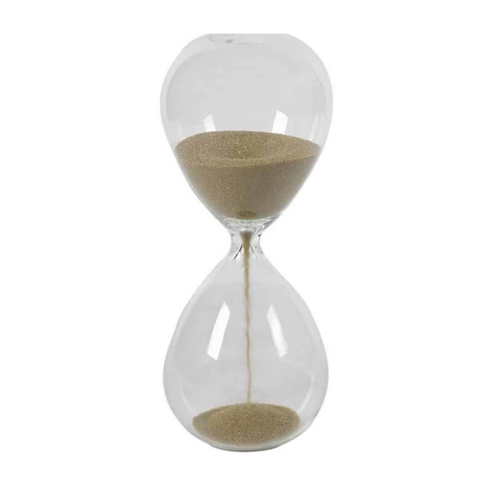 Clear Modern Decor Hourglass | Rembrandt